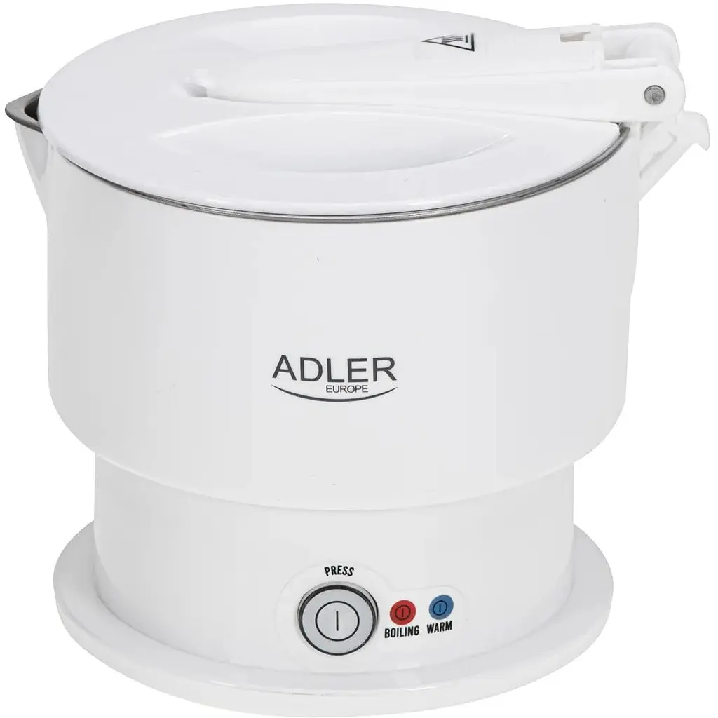 Туристический чайник Adler AD 1377 складной компактный для путешествий белый - фото 2