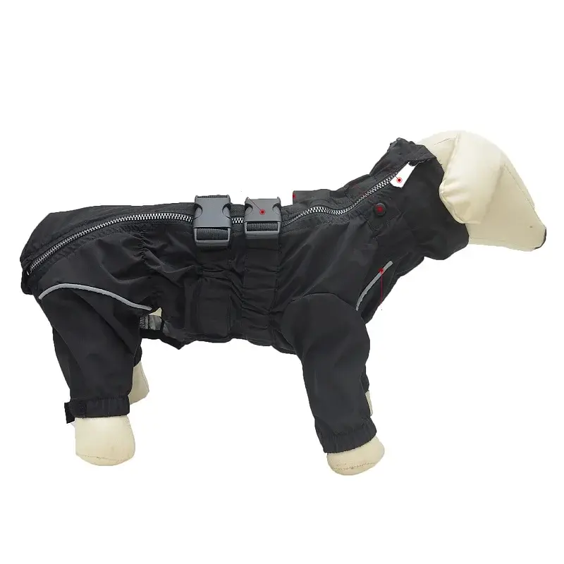 Комбінезон-дощовик для собак Derby Dog Suit Black M - фото 3