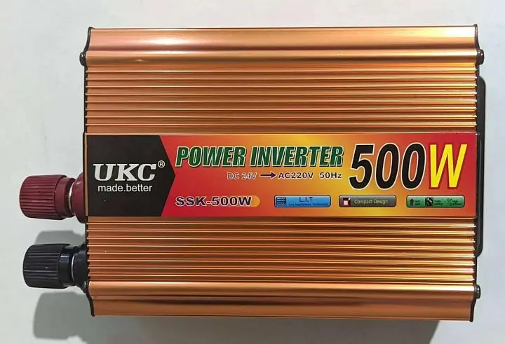 Автоінвертор-перетворювач напруги 500 W 24 V Inverter AC/DC SSK UKC - фото 7