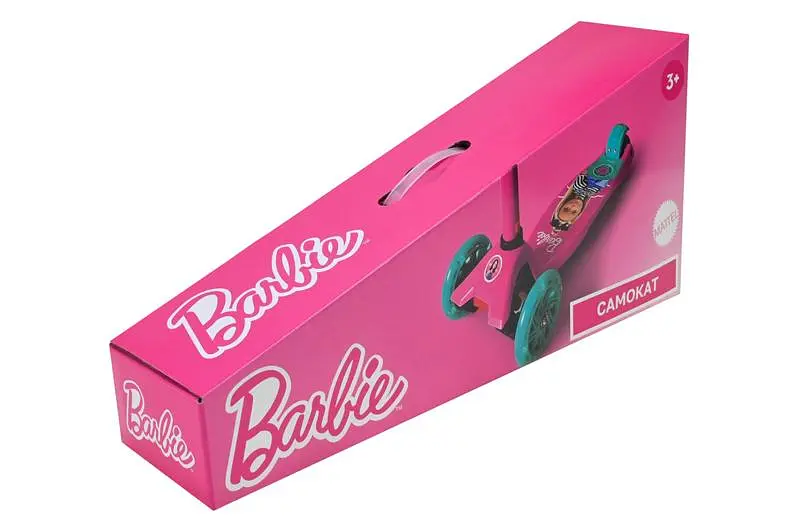 Самокат дитячий 4-х колісний BH2616 Barbie MAXI, колеса PU, що світяться. - фото 3