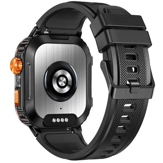 Умные смарт часы Smart Kredo с фонариком (Черные) - фото 5