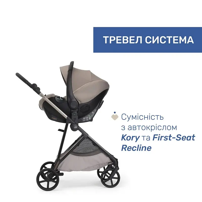 Коляска 2 в 1 Chicco Seety Бежева (87097.43.01)  - фото 14