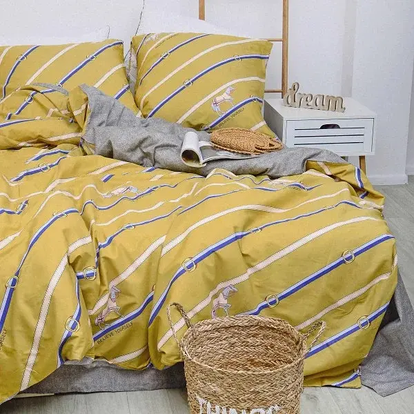 Постільна білизна євро Viluta Сатин Twill 549-E 220х200 см - фото 2