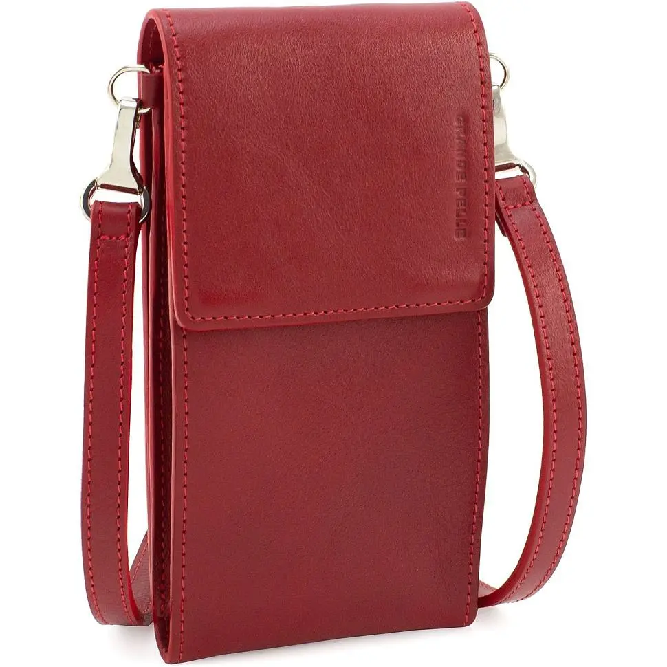 Шкіряна сумка Grande Pelle 19.5х10.5х2.5 см sum0026222 - фото 3