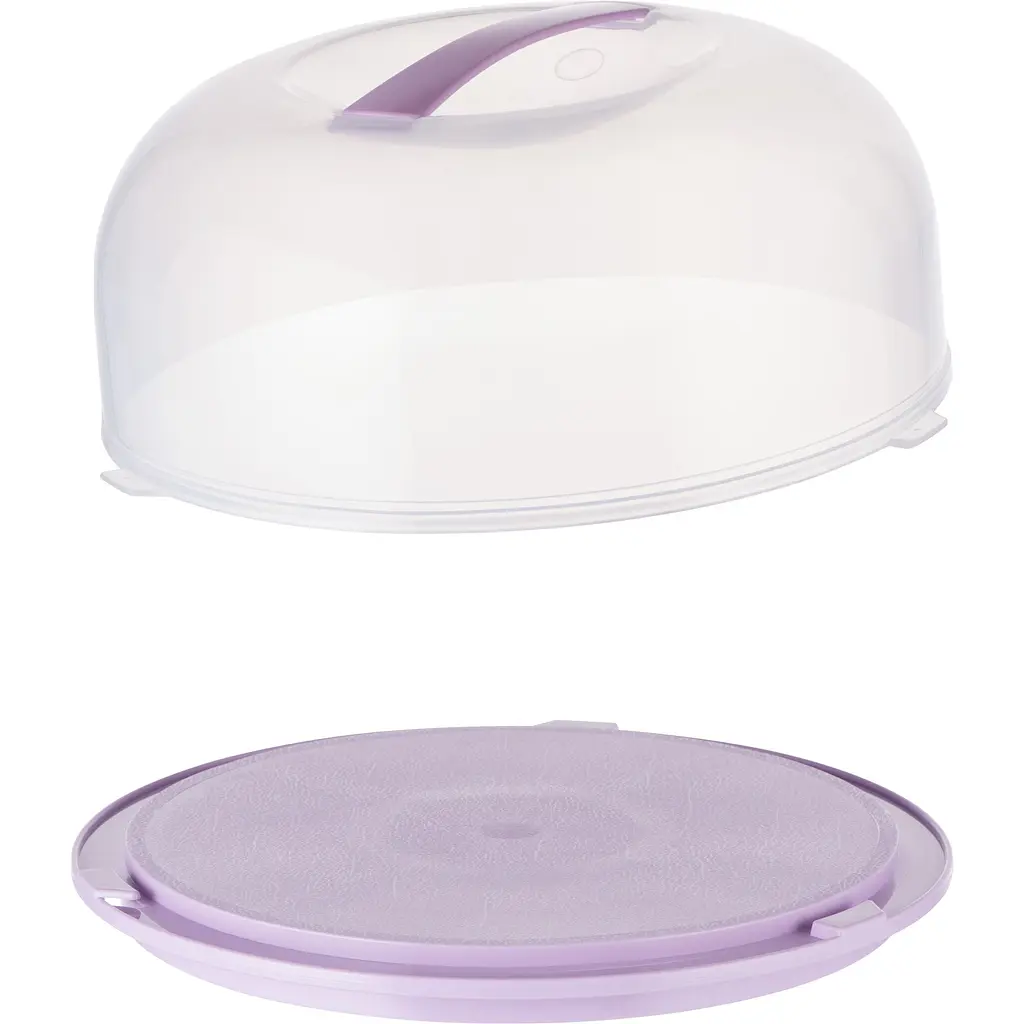 Тортовница Ardesto Tasty baking, с крышкой, 28,4х11,5 см, лиловая (AR2328LP) - фото 2