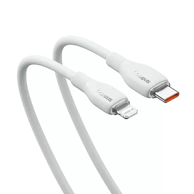 Кабель Baseus Pudding Series Fast Charging Cable Type-C to Lightning 20W 1.2m P10355701221-00 White - фото 3