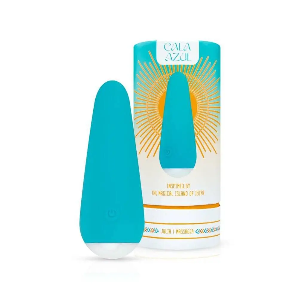 Мінівібратор Cala Azul - Julia Mini Vibrator, дуже ніжний, 10 режимів - фото 6