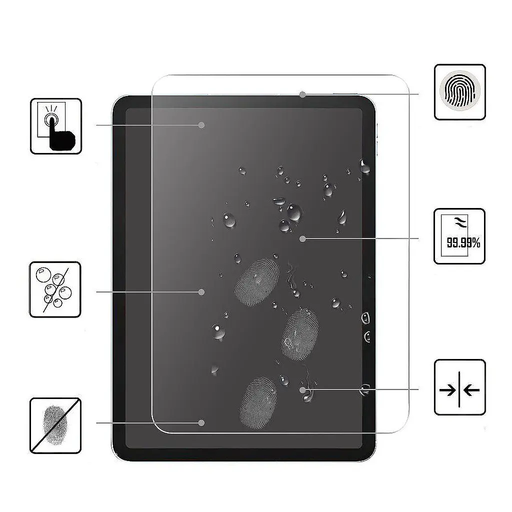 Скло захисне BeCover Apple iPad 10.9" (2022/2024)/iPad (А16) 2025 11" (708138) - фото 3