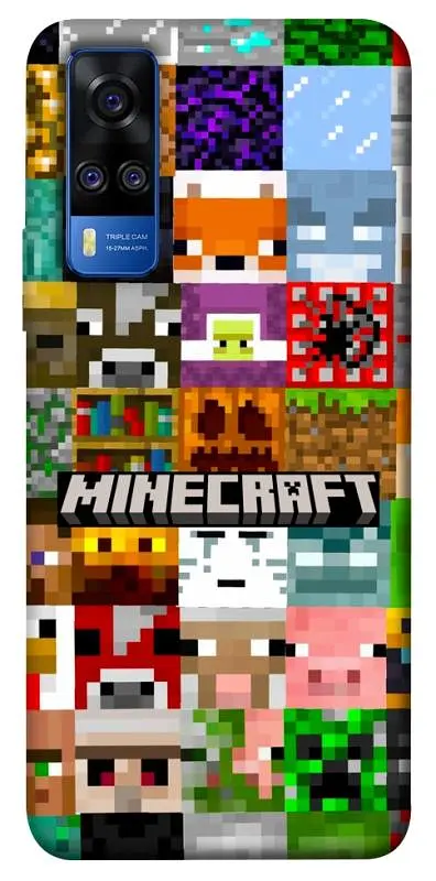 Чохол Demsky Minecraft collage для Vivo Y51a