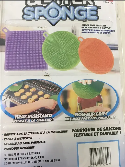 Силіконові щітки для миття посуду BETTER SPONGE (GIPS), Набір універсальних силіконових щіток - фото 6