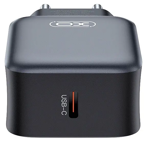 Мережевий зардний пристрій XO L153 - 20W PD Single port USB-C чорний (7109746) - фото 4