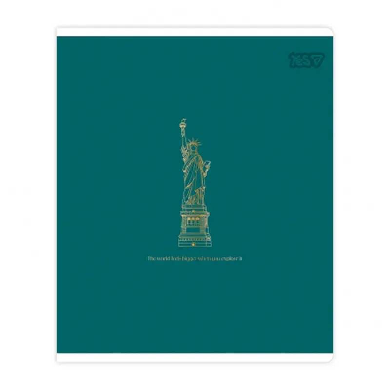 Зошит Yes Urban gold А5 96 аркушів клітинка (768559), в асортименті - фото 2