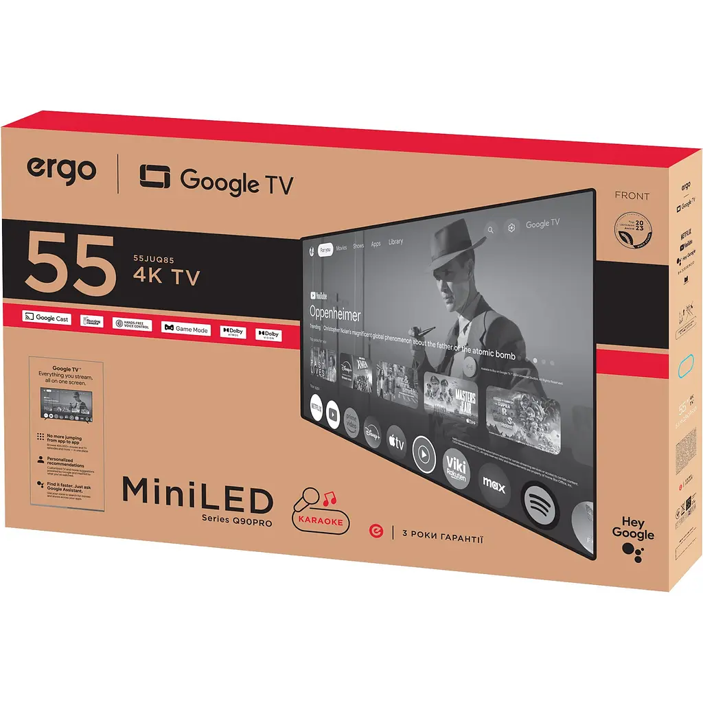 Телевізор Ergo MQ90PRO 55" miniLED 4K [6996984] [125169] - фото 9