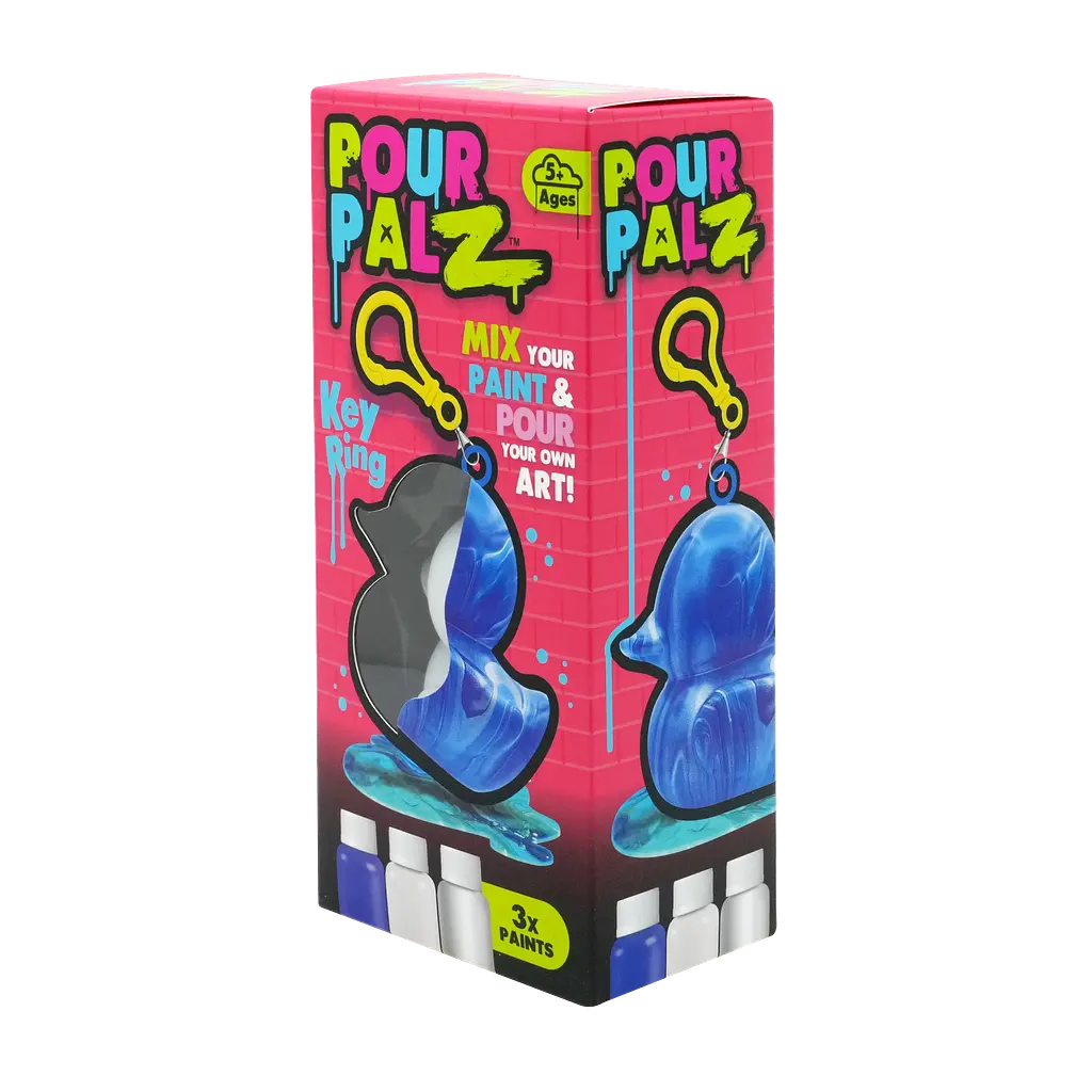 Pour Palz Набір для творчості Флюїд Арт - Брелок Каченя ToyMonster Art.GS-G26262 - фото 12