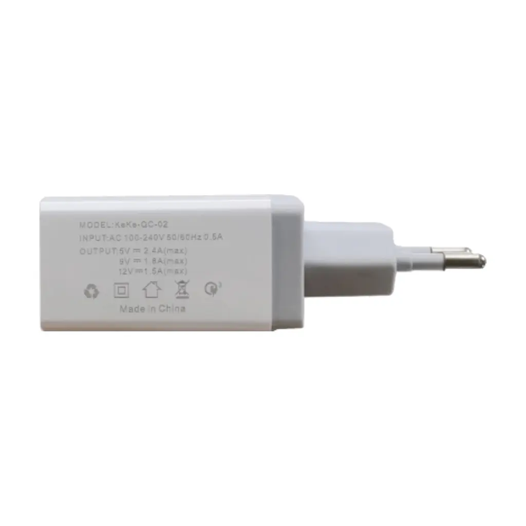 Зарядний пристрій Patron USB QC3.0 2.4A white (PN-QC3-220V-W) - фото 6