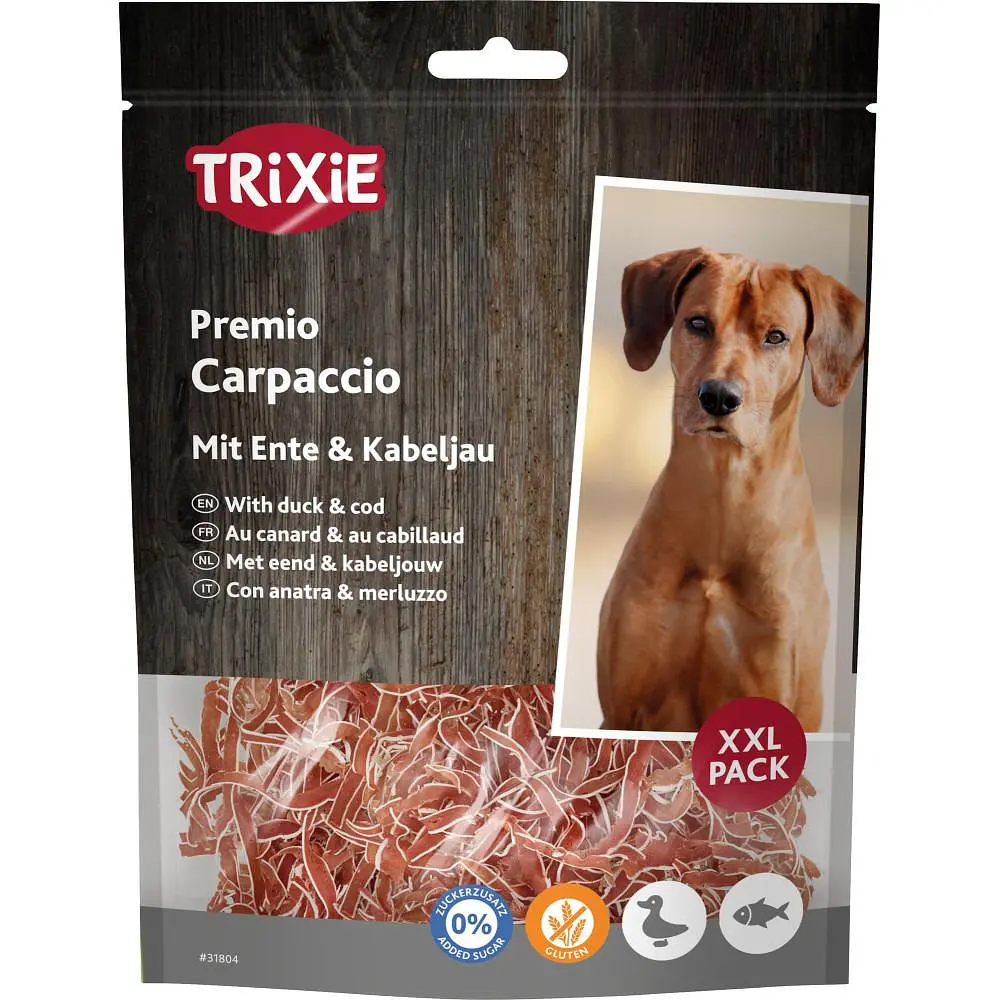 Ласощі Trixie Premio Carpaccio XXL для собак з качкою та рибою 80 г (арт.31804)