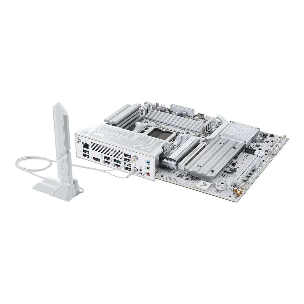 ASUS Материнська плата TUF GAMING X870-PRO WIFI7 W NEO sAM5 X870 4xDDR5 M.2 HDMI USB Type-C Wi-Fi BT ATX білий - фото 5
