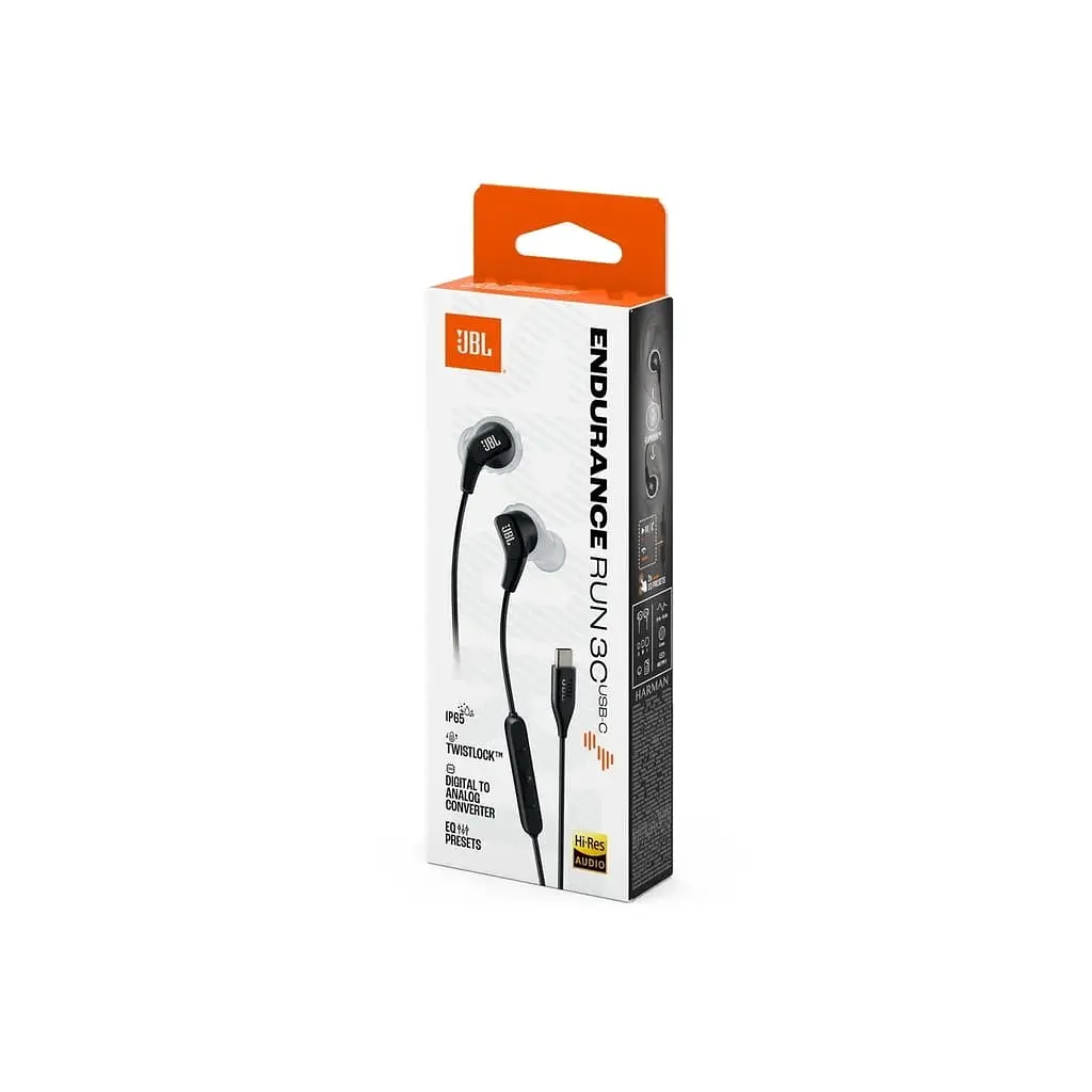 Навушники JBL Endurance Run 3C USB-C Black (JBLENDURRUN3CBLKG) - фото 9