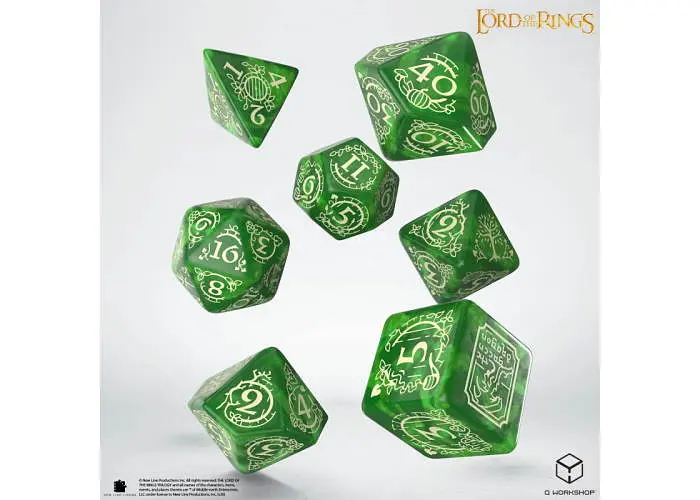 Набір кубиків The Lord of the Rings: Shire Dice Set (7 шт.) (LOTR/190166/SHI/A) - фото 2
