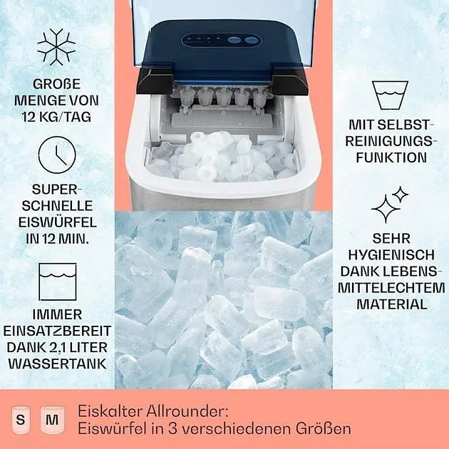 Льодогенератор Klarstein On-The-Rocks (10031372) - фото 2