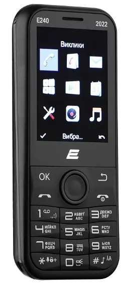 Телефон 2E E240 2022 DS Black UA UCRF - фото 6