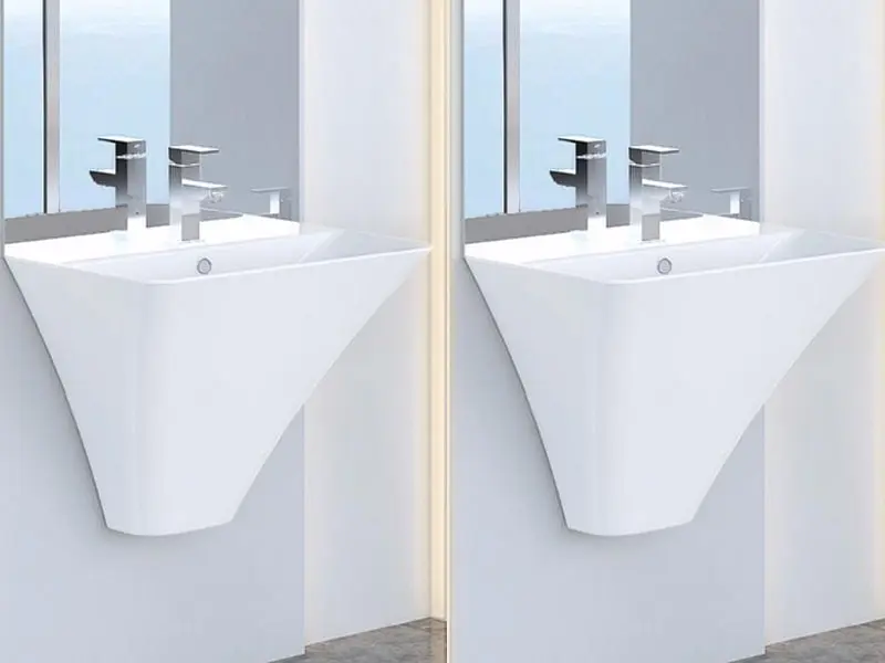 Раковина Idevit Halley 40x55 3201-2405, Білий - фото 2