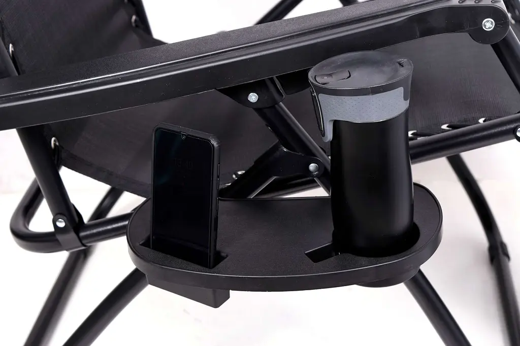 Розкладне садове крісло-шезлонг Yato Orion Black - фото 5