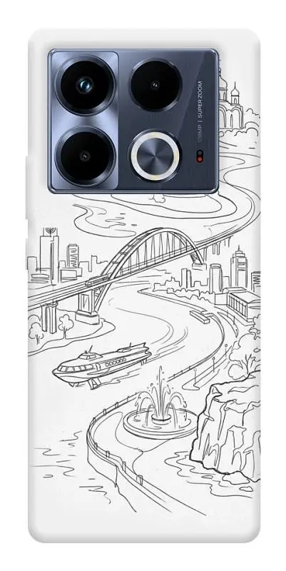 TPU чохол Demsky Dnipro spirit для Infinix Note 40 4G