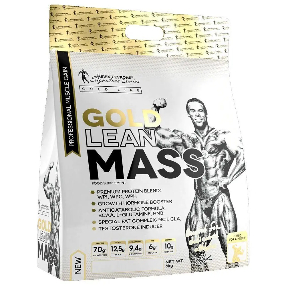 Гейнер Kevin Levrone Gold Line Gold Lean Mass, 6 кг - Банан