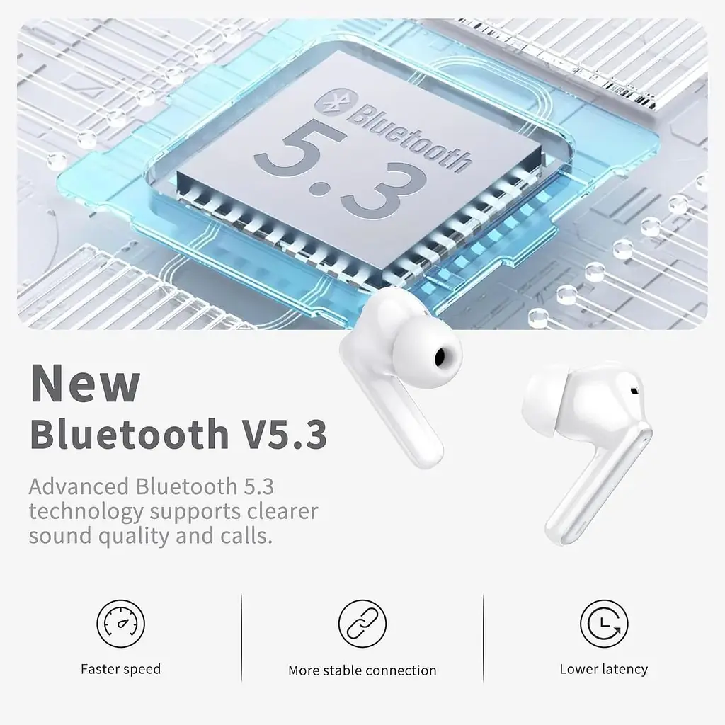 Бездротові навушники Bluetooth 5.3 4 ENC з шумопоглинанням - фото 5