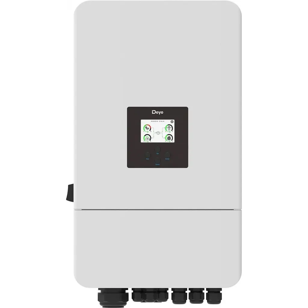 Система зберігання енергії Deye SUN-12K-SG05LP3-EU-SM2 12 кВт + 3 АКБ Ecosolex RS-R51100A 15.3 кВт·год (51.2 В/100 А·год/5120 Вт·год) [175673] - фото 2