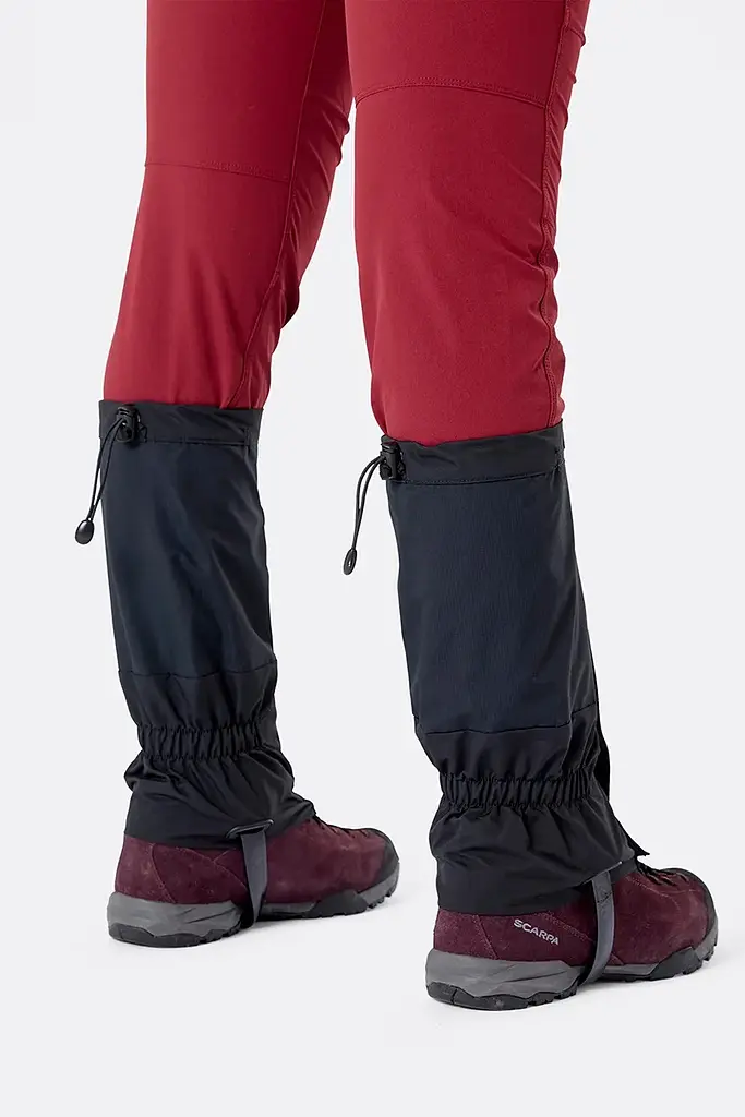 Гетри жіночі Rab Trek Gaiter Womens M Чорний-Бірюзовий - фото 2