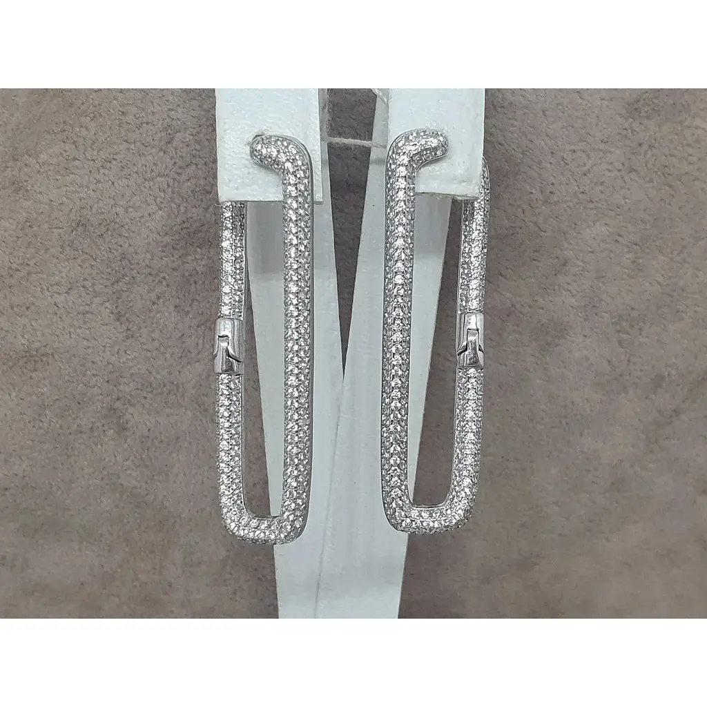 Серебряные серьги Silvex 925 с фианитами. С2Ф/1428 - фото 4