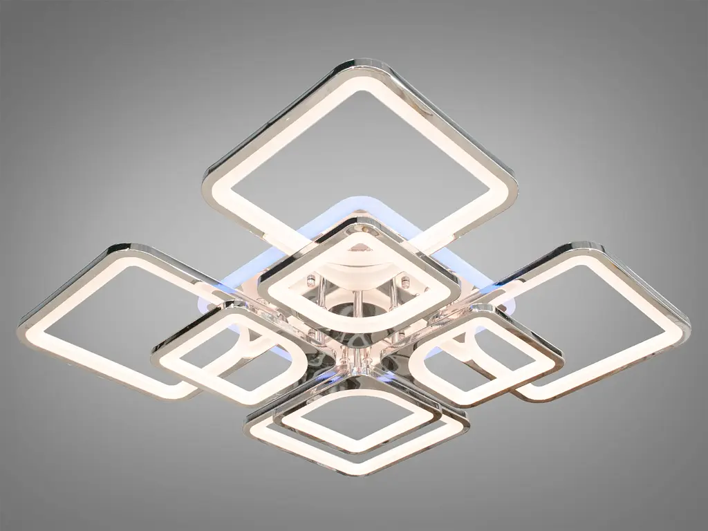 Кухонная люстра с пультом, диммером и LED подсветкой, 190W - фото 3