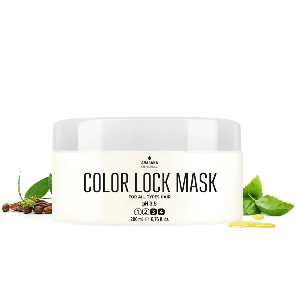 Маска закріплення кольору для всіх типів волосся COLOR LOCK MASK ANAGANA 200 мл - фото 2