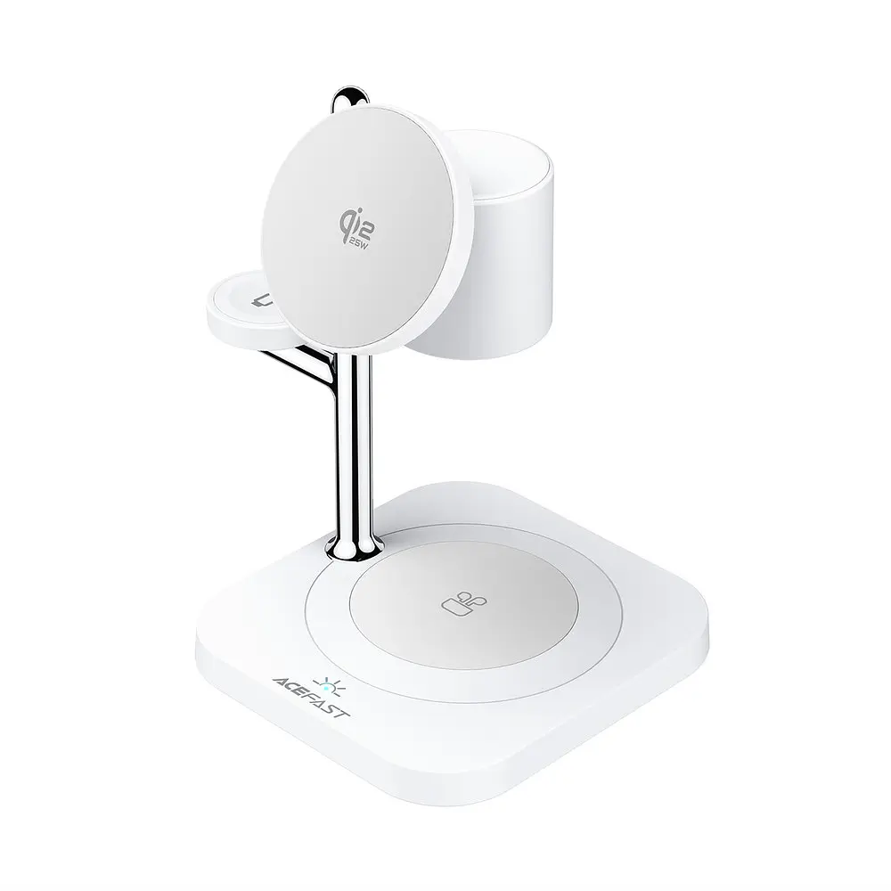 Бездротове зарядне пристрій ACEFAST E39 desktop 4-in-1 wireless charging holder Білий