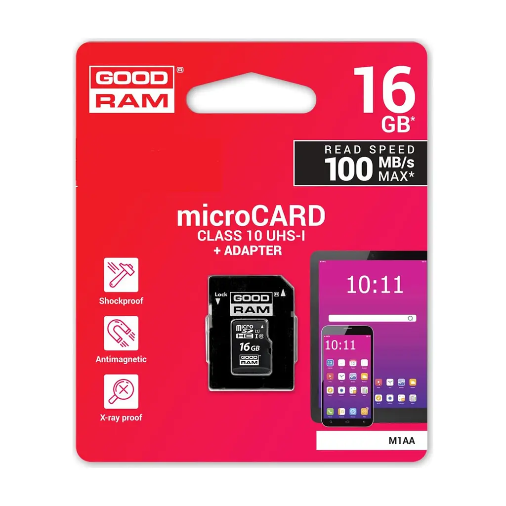 Карта пам'яті Goodram 16GB microSDHC Class 10 (M1AA-0160R12) - фото 5