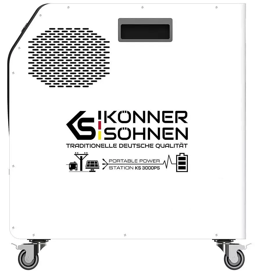 Зарядна станція KonnerSohnen KS 3000PS / 3000 Вт / 3200 Вт/ч / LiFePO4 (KS3000PS) UA - фото 4