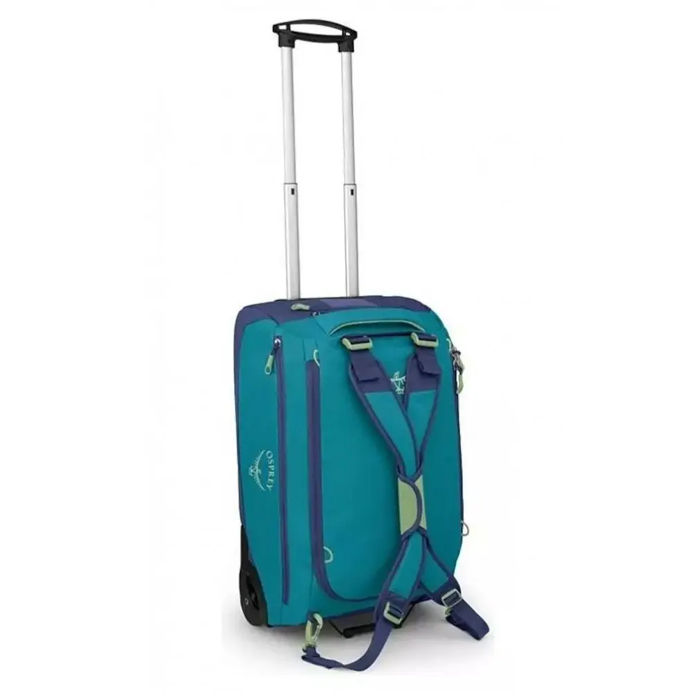 Сумка на колесах Osprey Daylite Carry-On Wheeled Duffel 40 Teal (1054-009.3780) - фото 3