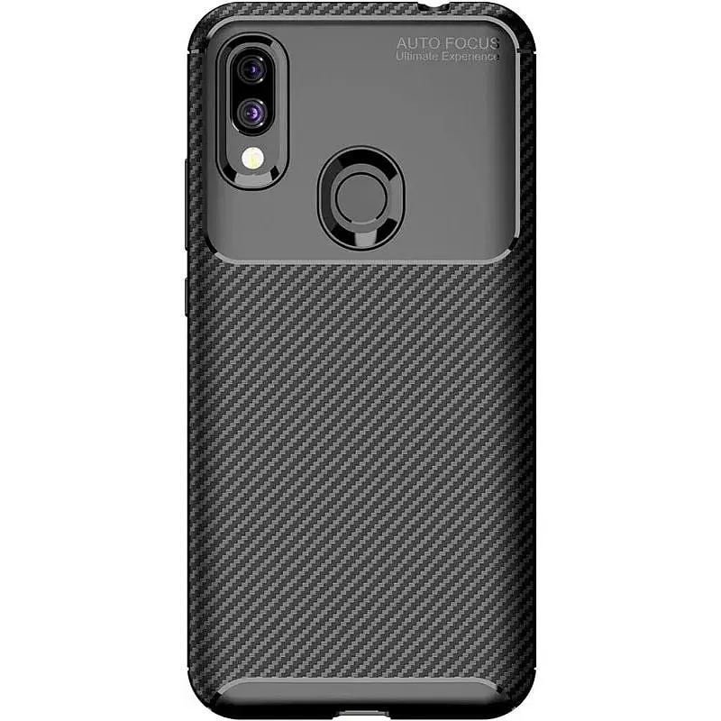 Чохол-накладка Toto TPU Carbon Fiber 1.5 mm Case Xiaomi Redmi 7 Black - фото 6