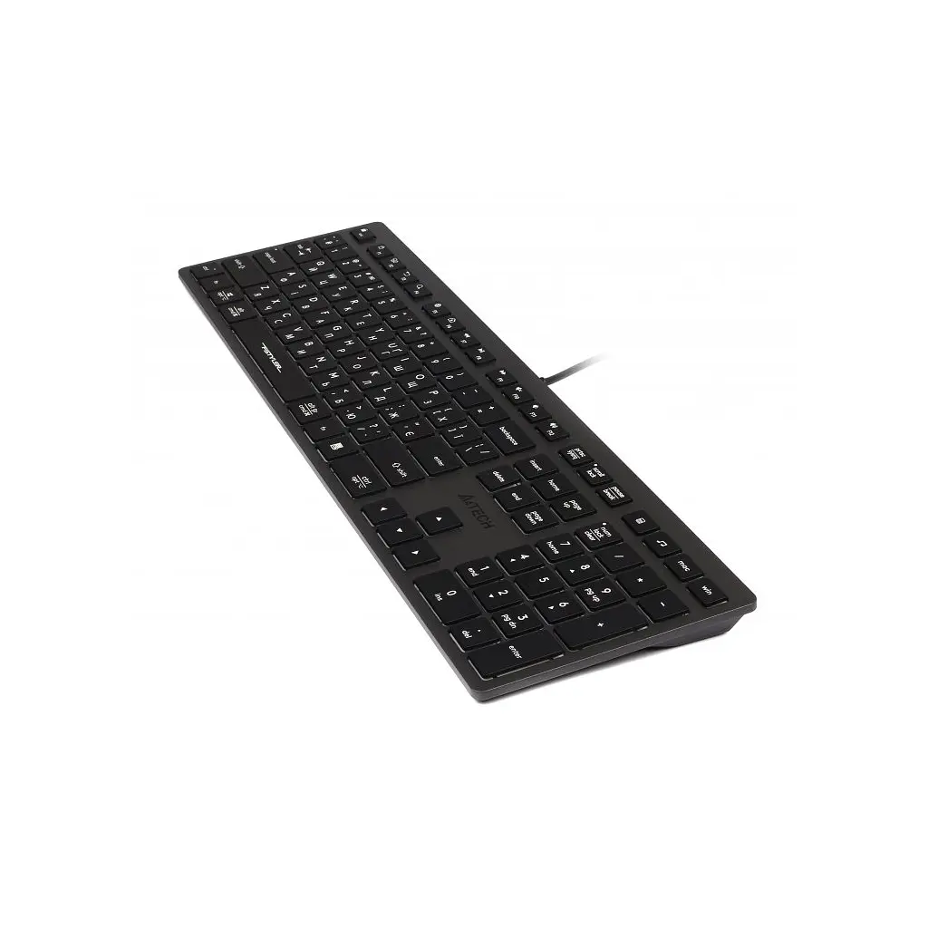 Клавіатура A4Tech FX60 USB Grey White backlit - фото 5