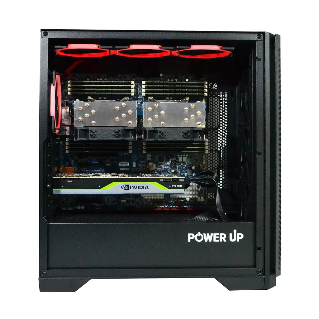 Двопроцесорна робоча станція Power Up #451 Xeon E5 2673 v4 x2/128 GB/SSD 1TB/NVIDIA Quadro RTX5000 16 Gb - фото 2