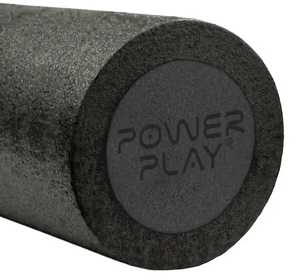 Массажный ролик (роллер) гладкий PowerPlay 4021 Fitness Roller Черный 30x15 см (PP_4021_Black_(30*15)) - фото 4