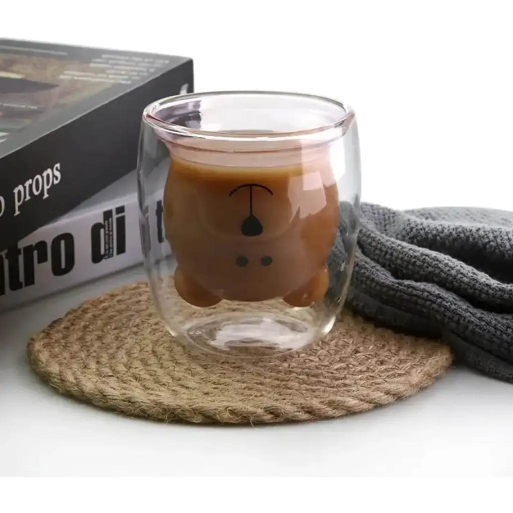 Набір склянок Vittora Animals з подвійним дном 200 мл 2 шт. (127364) - фото 4