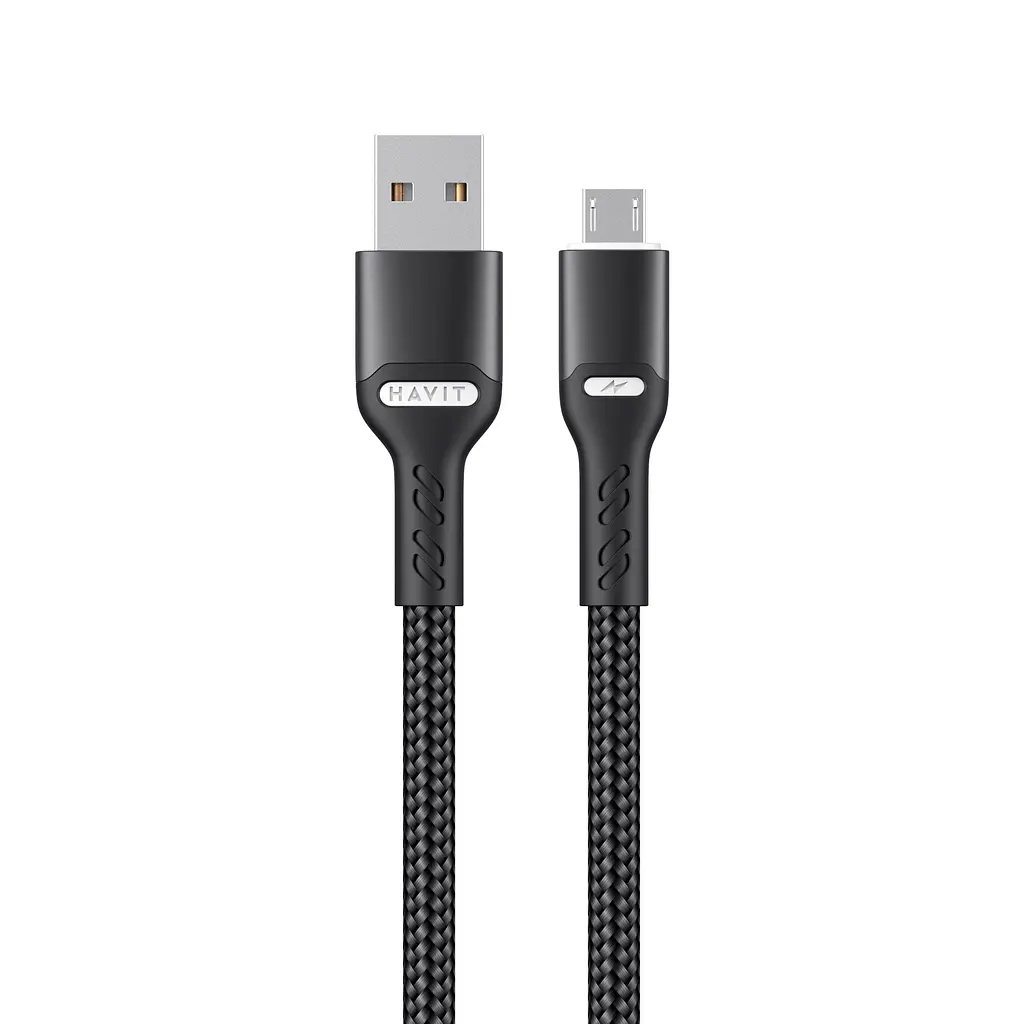 Кабель Micro USB HAVIT HV-CB6215 3A 1м HAVIT (27809-000) - фото 4