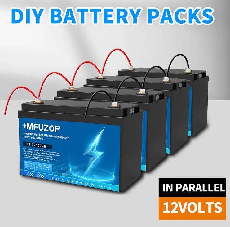 Акумулятор MFUZOP LiFePO4 12,8 V 100 Ah (2104618904) - фото 4