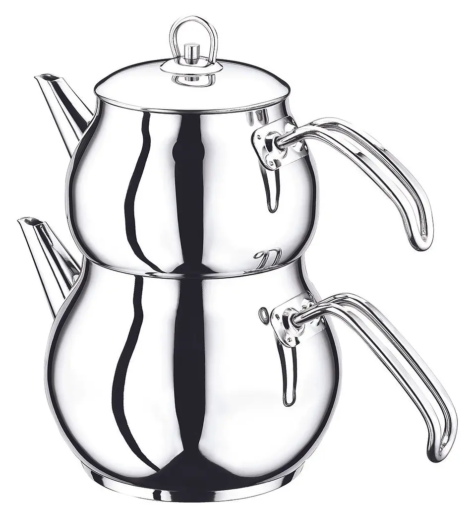 Двоярусний чайник O.M.S. Collection 8012-S (0,75/1,25 л.)