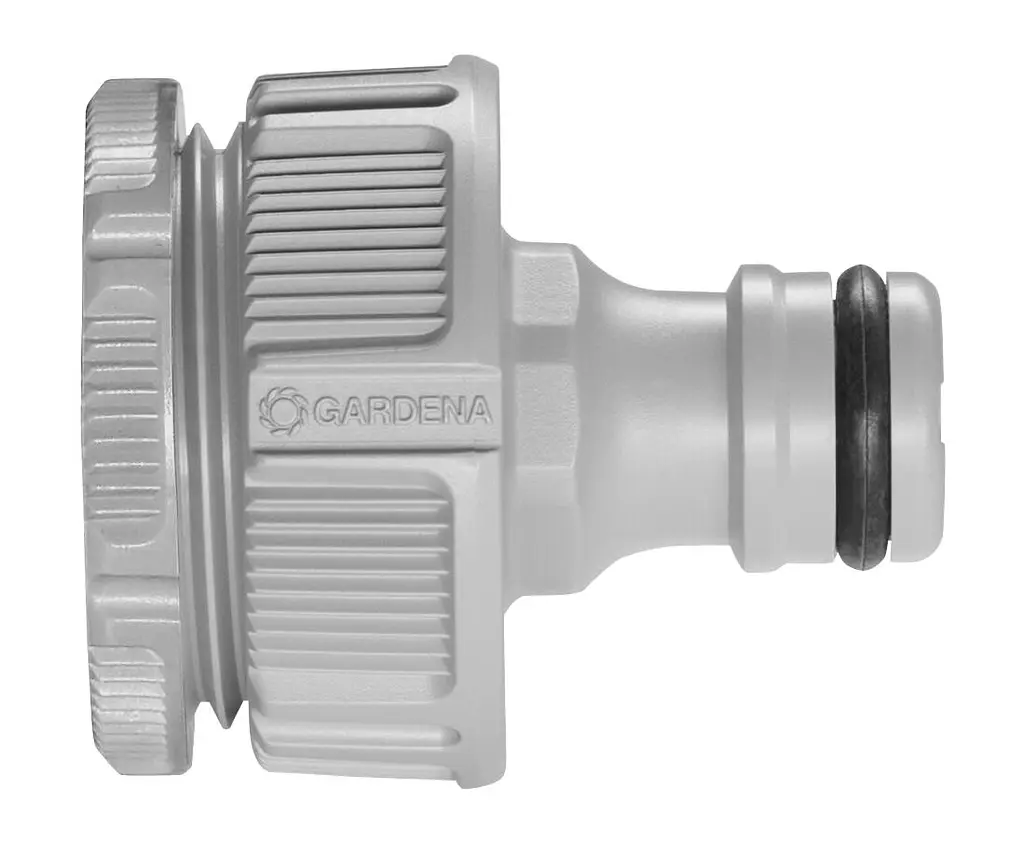 Штуцер різьбовий пластиковий Gardena 1" з перехідником 3/4" (18205-00.701.00) - фото 2