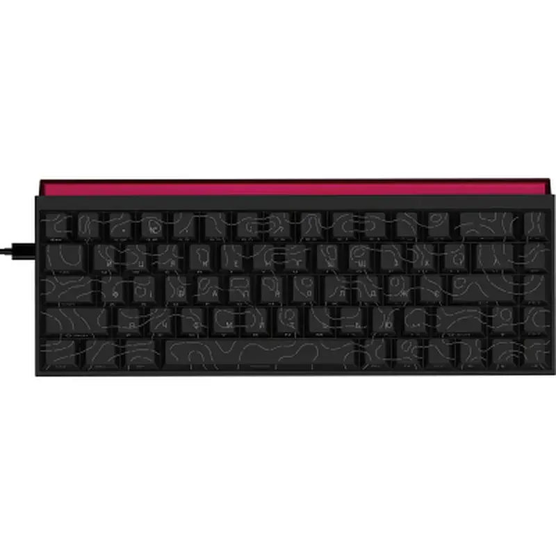 Клавіатура Ajazz NK68 Red Switch USB UA Black (NK68-R-S-B) - фото 2