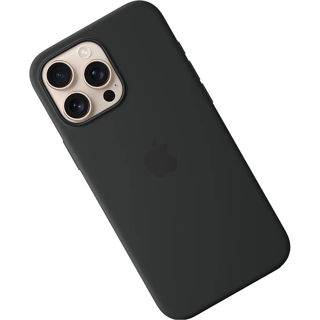 Чохол Silicone Case with MagSafe для Apple iPhone 16 Pro Max Black AAA [116574] - фото 2
